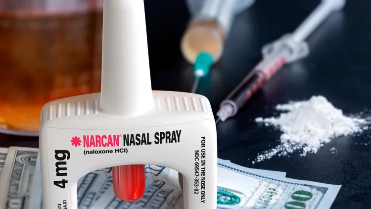 Narcan, the nasal medication used to reverse an opioid overdose, will be available over the counter later this month. A two-dose box will cost about $45.