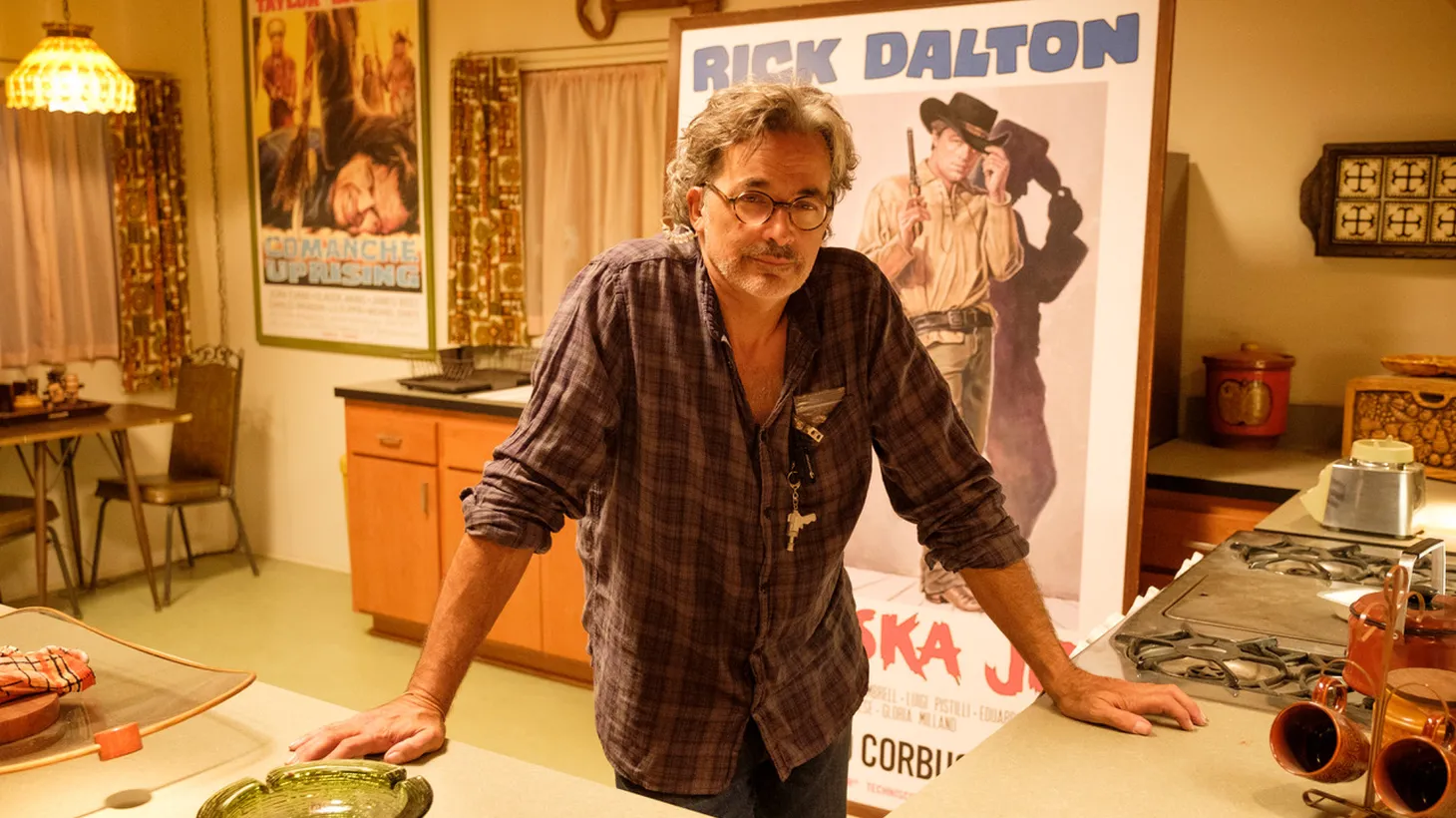 Propmaster Chris Call stands on the set of “Once Upon A Time In Hollywood.”