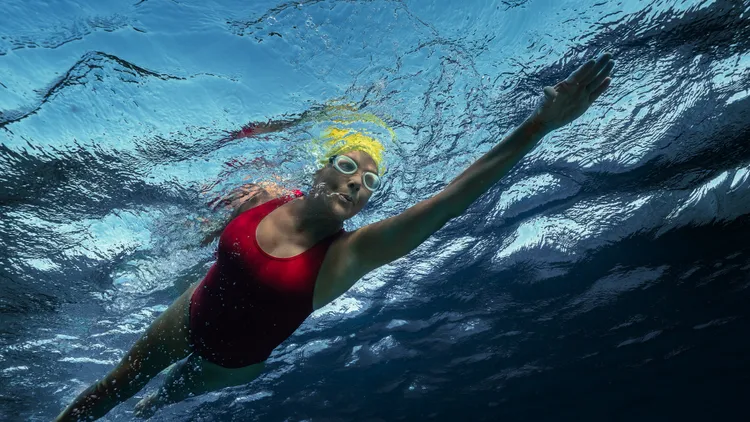 Diana Nyad’s dream was to swim from Cuba to Florida. She failed when she was 28, then retired, and at age 60, decided to try again. A new Netflix film tells her story.