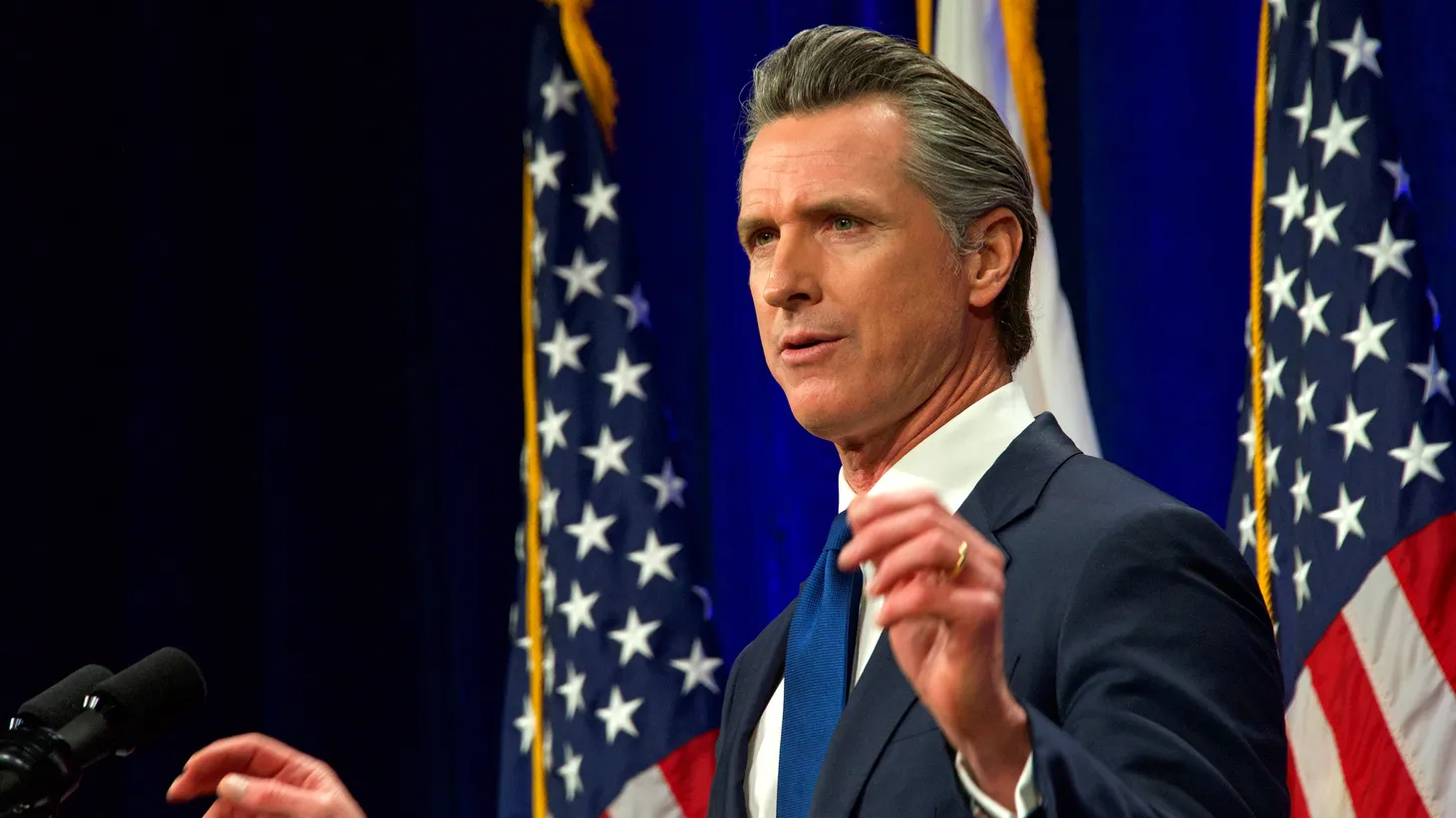 “The way he's been campaigning in recent weeks, [and] this Florida ad, it sounds more like a presidential candidate than a California gubernatorial candidate,” Politico reporter Lara Korte says of Gavin Newsom.