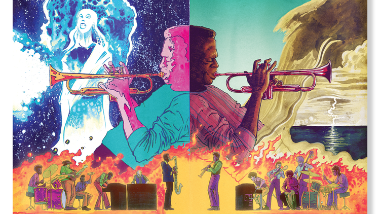 Musician and cartoonist Dave Chisholm documents Miles Davis’ turbulent life in the new graphic novel, “Miles Davis and the Search for the Sound.”