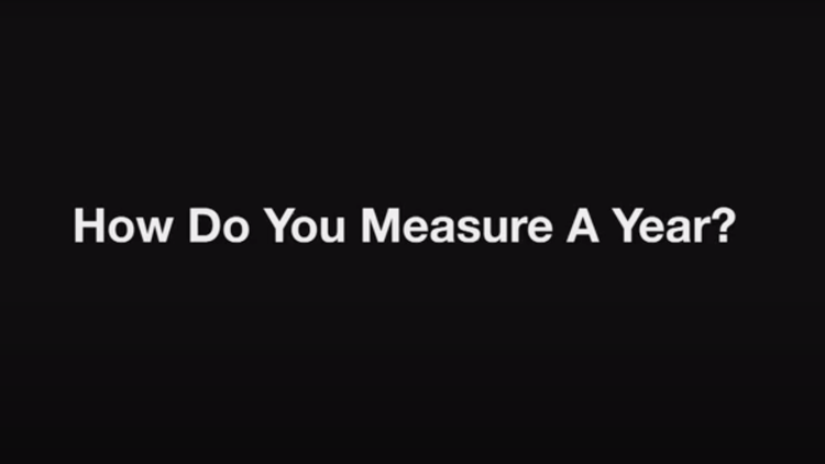 “How Do You Measure a Year?” is a window into the intimate moments between a parent a child and their love for each other.