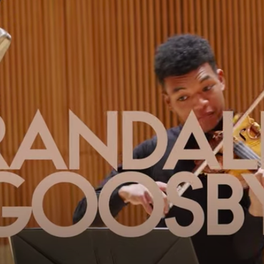 Violinist Randall Goosby rose to fame when he was 13 years old. Now he’s working to make classical music more inviting to other kids of color.