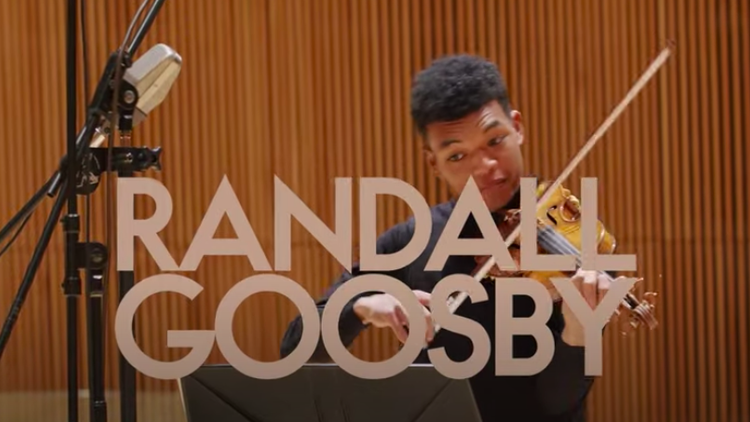 Honoring Black composers: Violinist Randall Goosby brings diversity to classical world