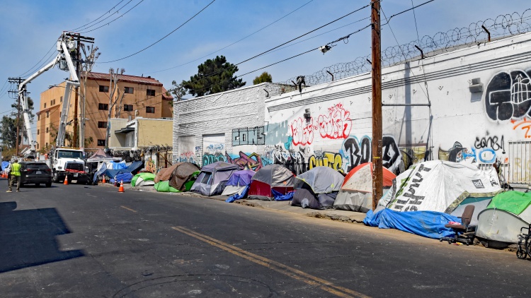 Today’s Skid Row results from a series of court decisions, the evaporation of mental health services, and a growing scourge of cheap and highly-addictive drugs.