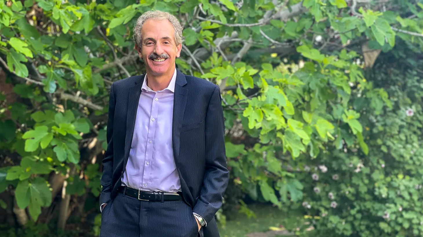 LA City Attorney Mike Feuer appears at his home, March 30, 2022. “There's a real hunger in our community for leaders who have the attributes I described: who take responsibility, who act assertively, and are a force for good in our city. I've been those things and I'll be those things as mayor,” he says.
