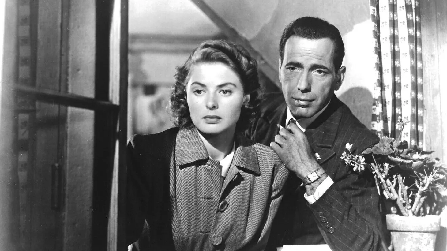 Ingrid Bergman and Humphrey Bogart star in “Casablanca.”