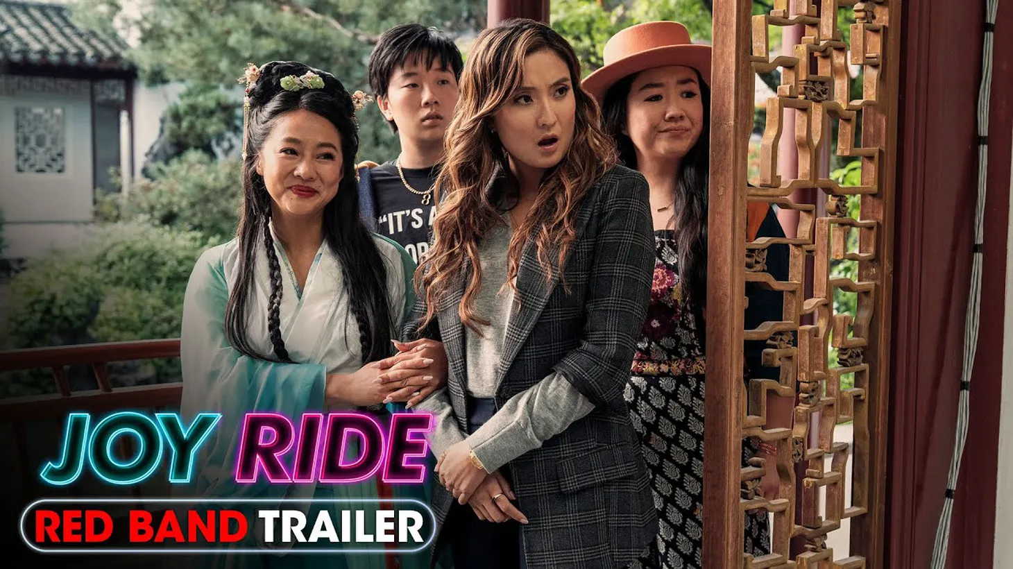“Joy Ride” follows four friends traveling through Asia, with one of them seeking her birth mother.