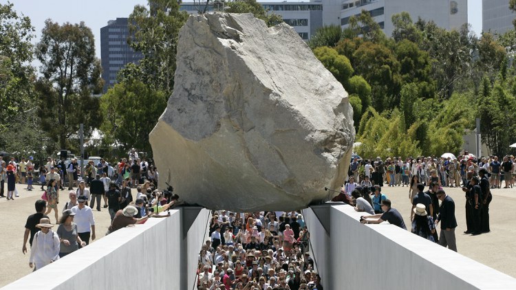 Artist Michael Heizer, who created “Levitated Mass” outside LACMA, has finished “City,” which is more than a mile long in the Nevada desert. Few people will be able to check it out.