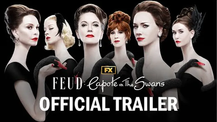 High-society women in 1960s New York, known as the Swans, befriended writer Truman Capote until his tell-all in Esquire. Their saga is depicted in Ryan Murphy's series “Feud.”