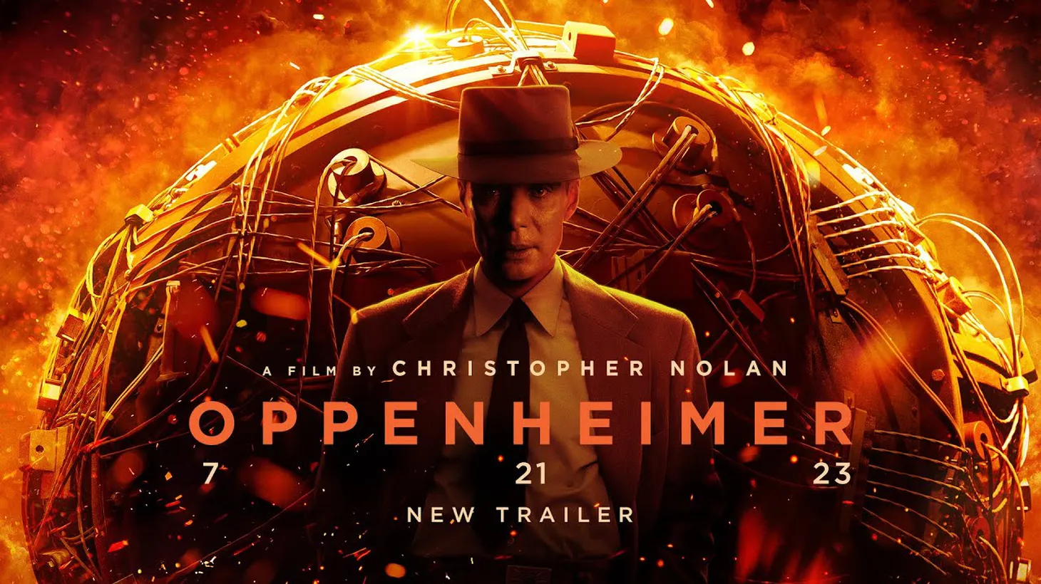 “Oppenheimer” stars Cillian Murphy as the father of the atomic bomb. Credit: YouTube.