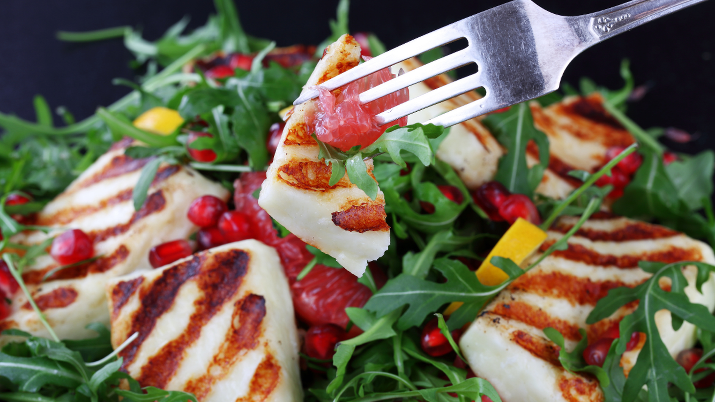 The Cypriot cheese halloumi can be grilled and is a perfect addition to salads.