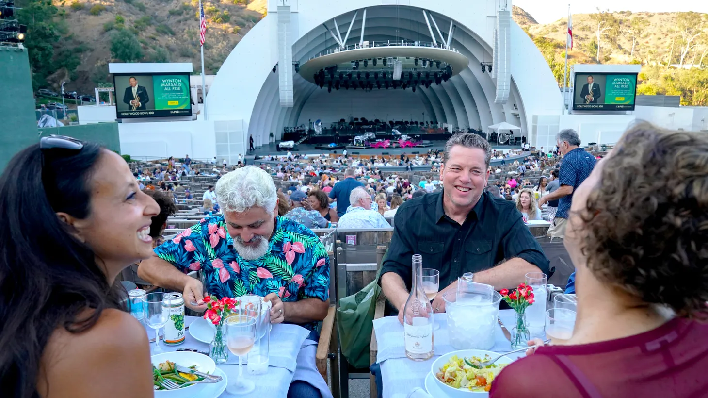 Dining in a box at The Hollywood Bowl is a quintessential LA summer experience.
