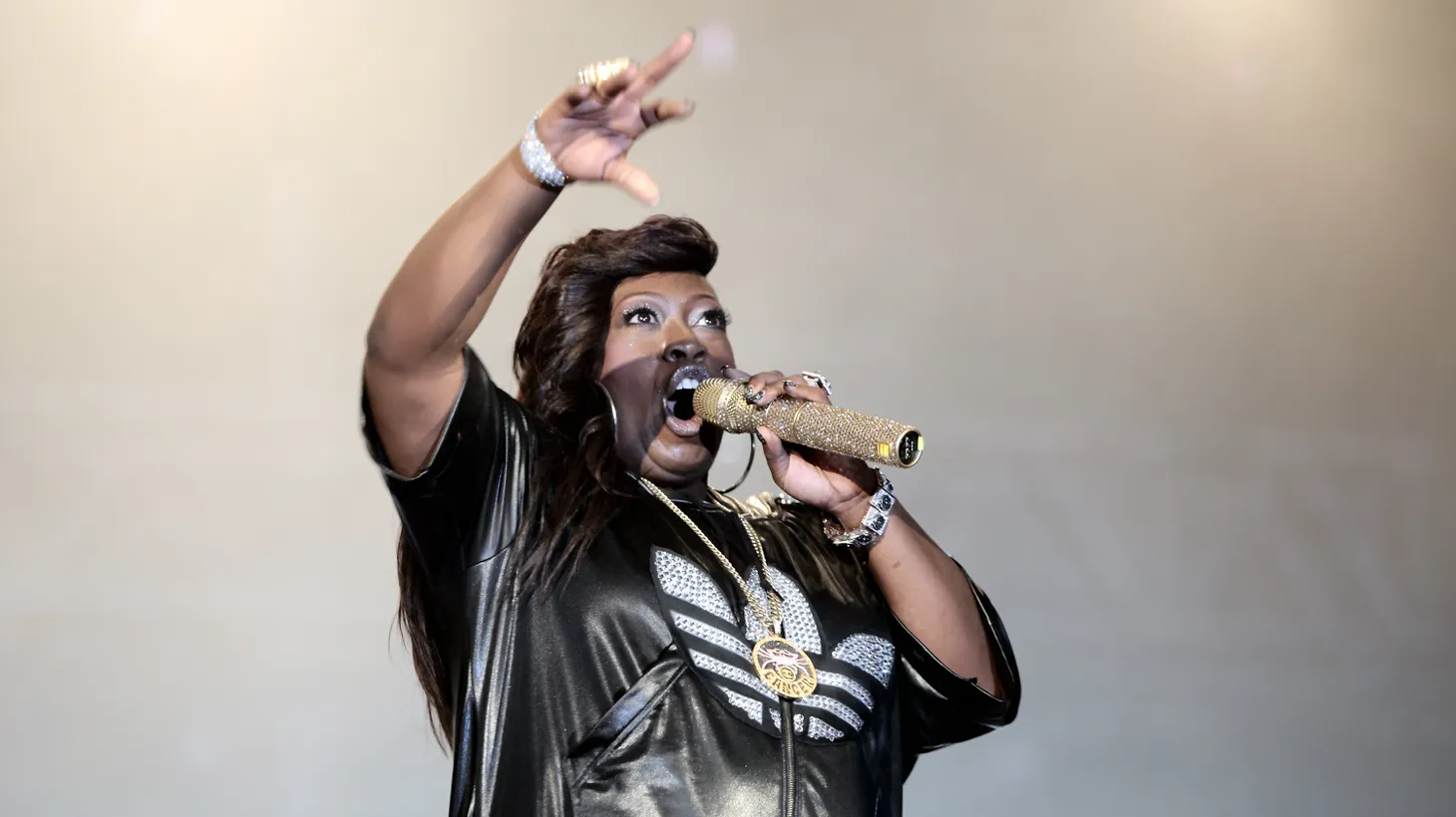 Missy Elliott performs at the Best European Music Festival on July 10, 2010 in the Petrovaradin Fortress in Novi Sad.