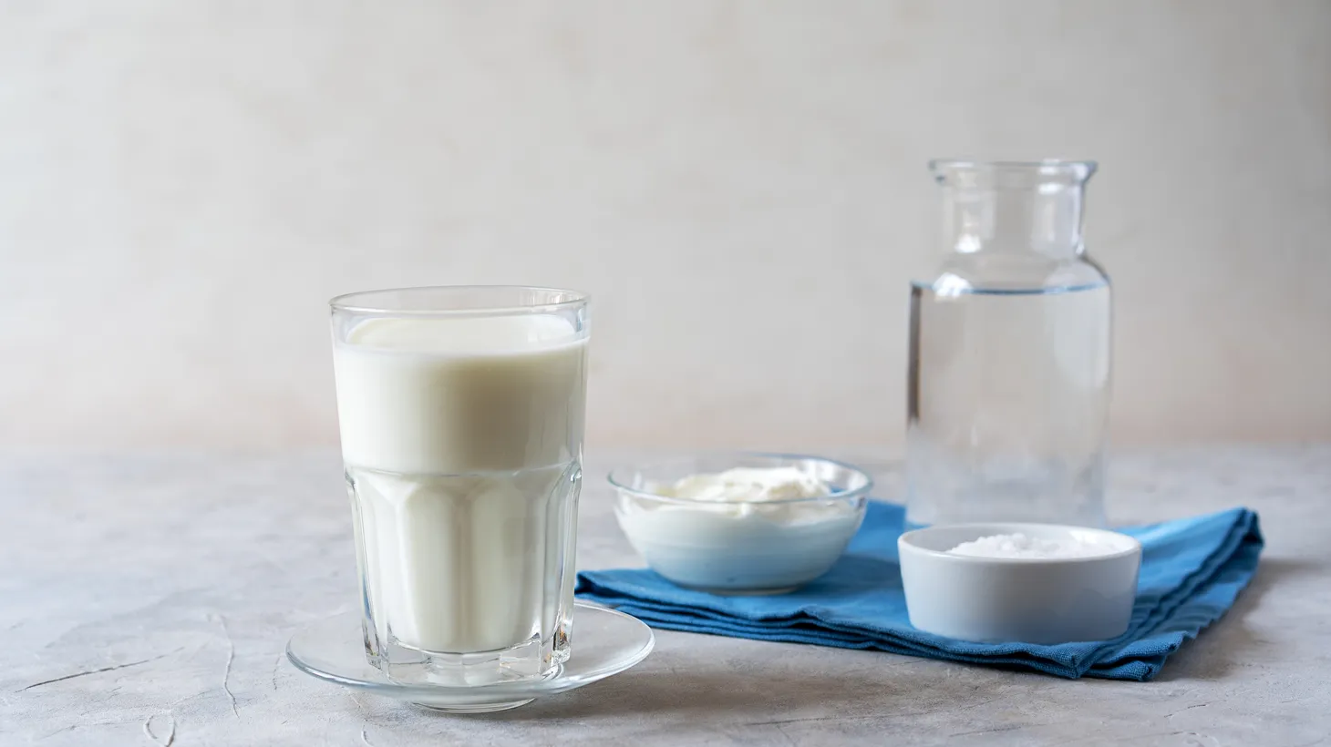 The perfect summer go-to drink is ayran, made of three simple ingredients: yogurt, water, and salt.