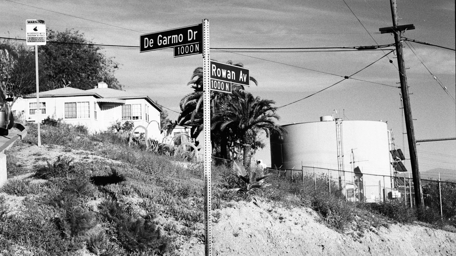 Writer Chester Himes lived at the corner of Rowan Ave. and De Garmo Dr., City Terrace, East Los Angeles from 1942-1945.