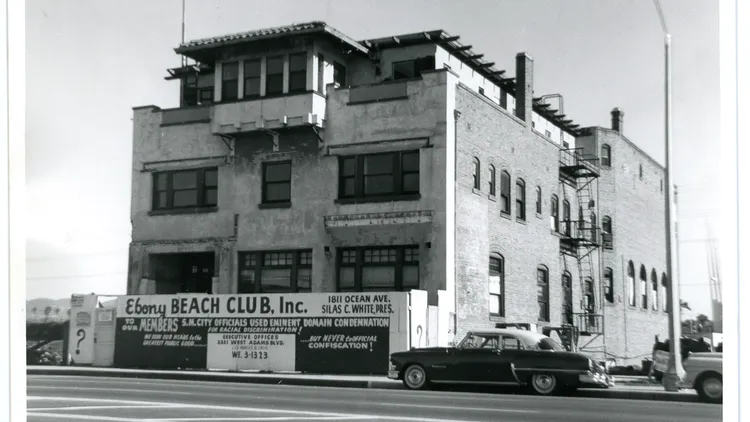 Decades ago, Silas White dreamed of setting up a beach club for African Americans at a Santa Monica property he bought.