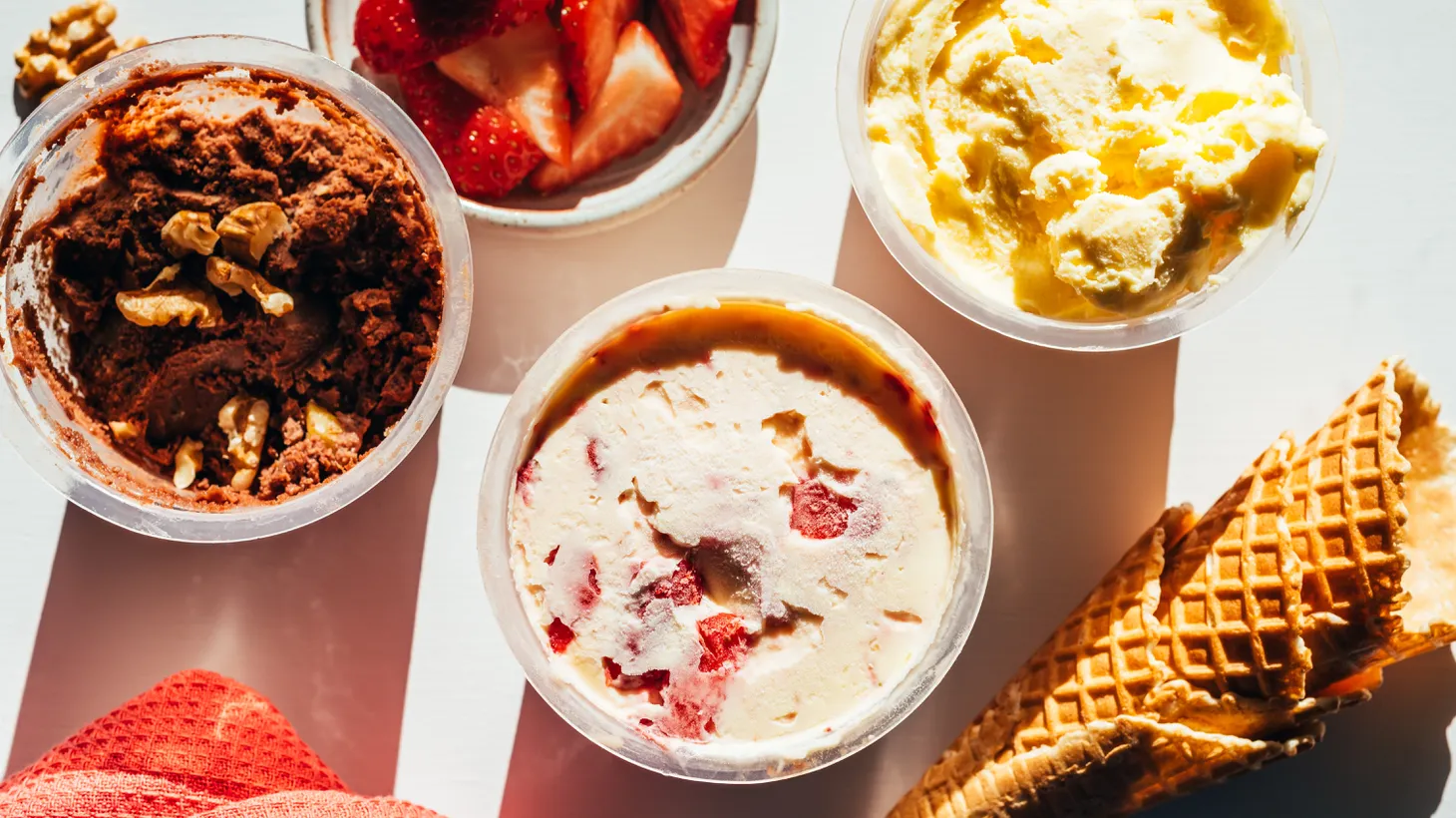 These no-churn ice creams are tasty and easy to make.