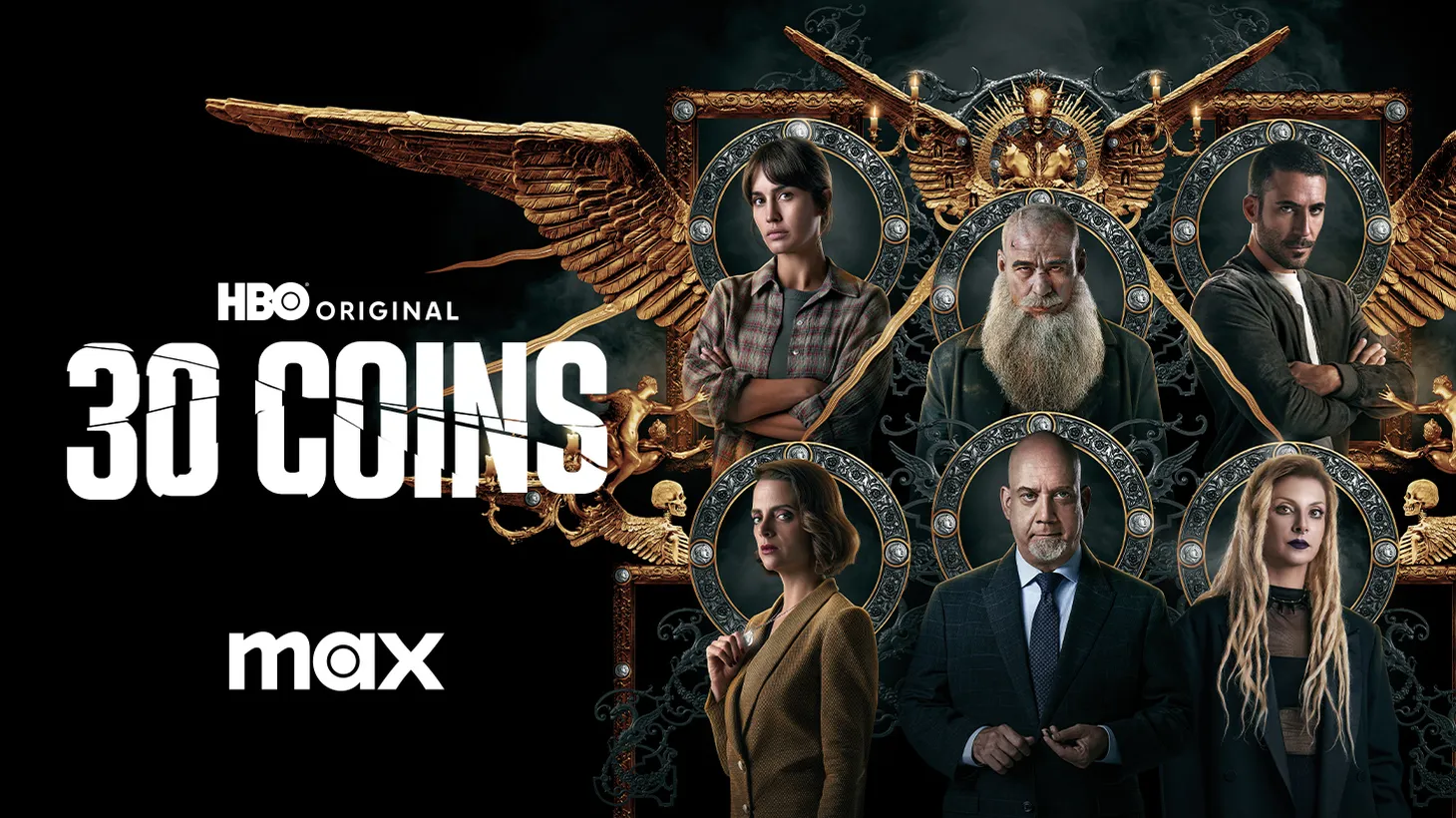 Poster image art for Season 2 of HBO's, 30 Coins